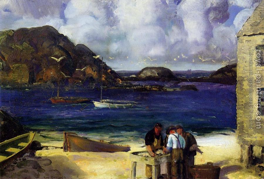 George Bellows : Harbor at Monhegan